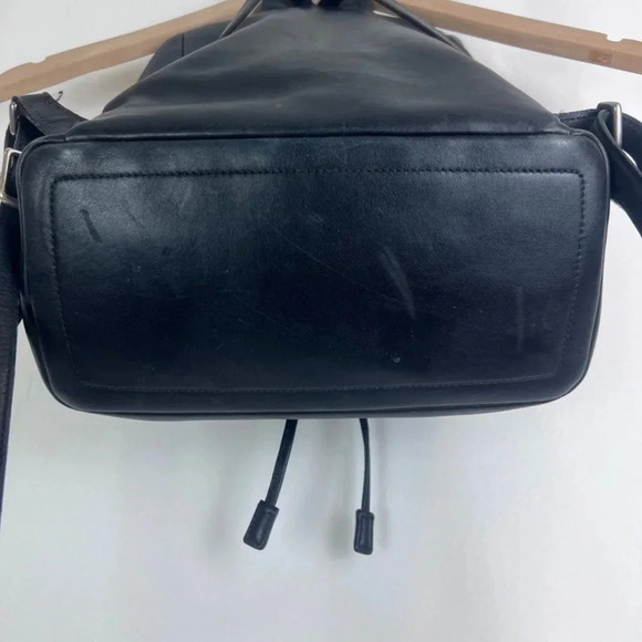 Coach Legacy Black Leather Daypack Backpack - Picture 6 of 10
